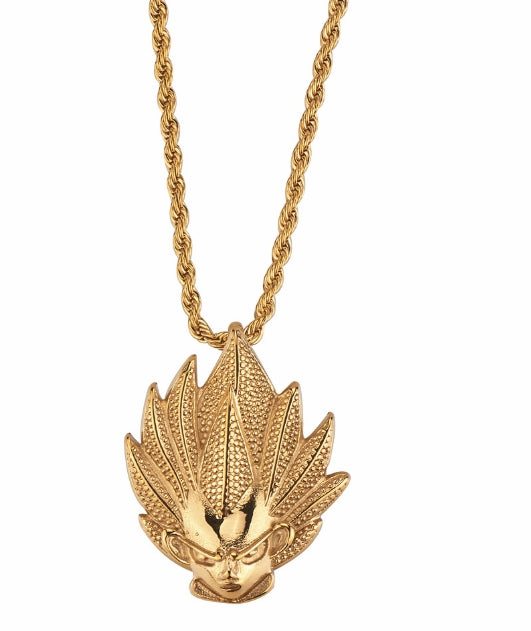 Volledig Iced Vegeta hanger ketting