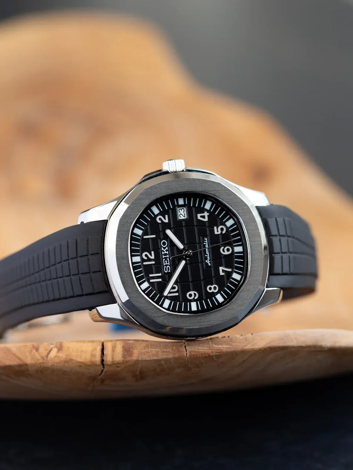 SEIKO MOD AQUANAUT | BLACK
