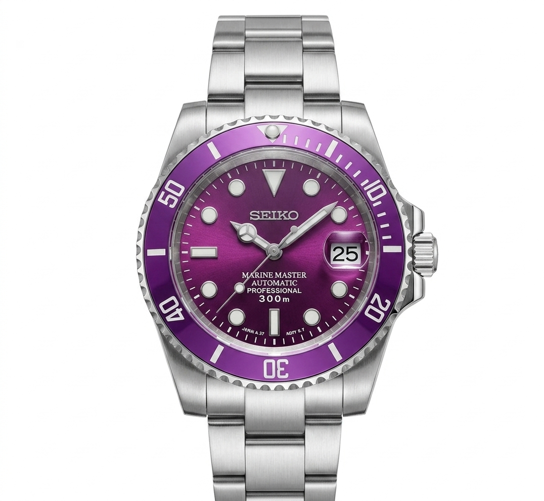 Seiko Mod Submariner| JOKER PURPLE