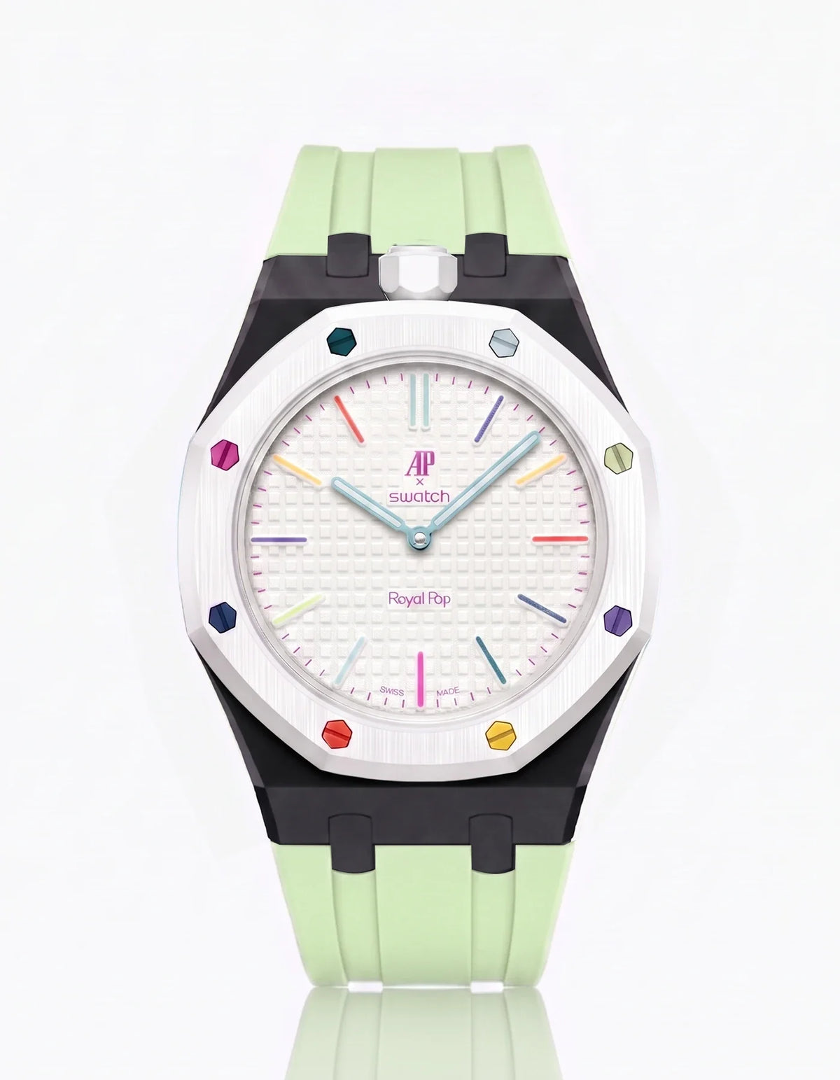 combo::black::rubber-strap-for-ap-x-swatch-royal-pop-mint