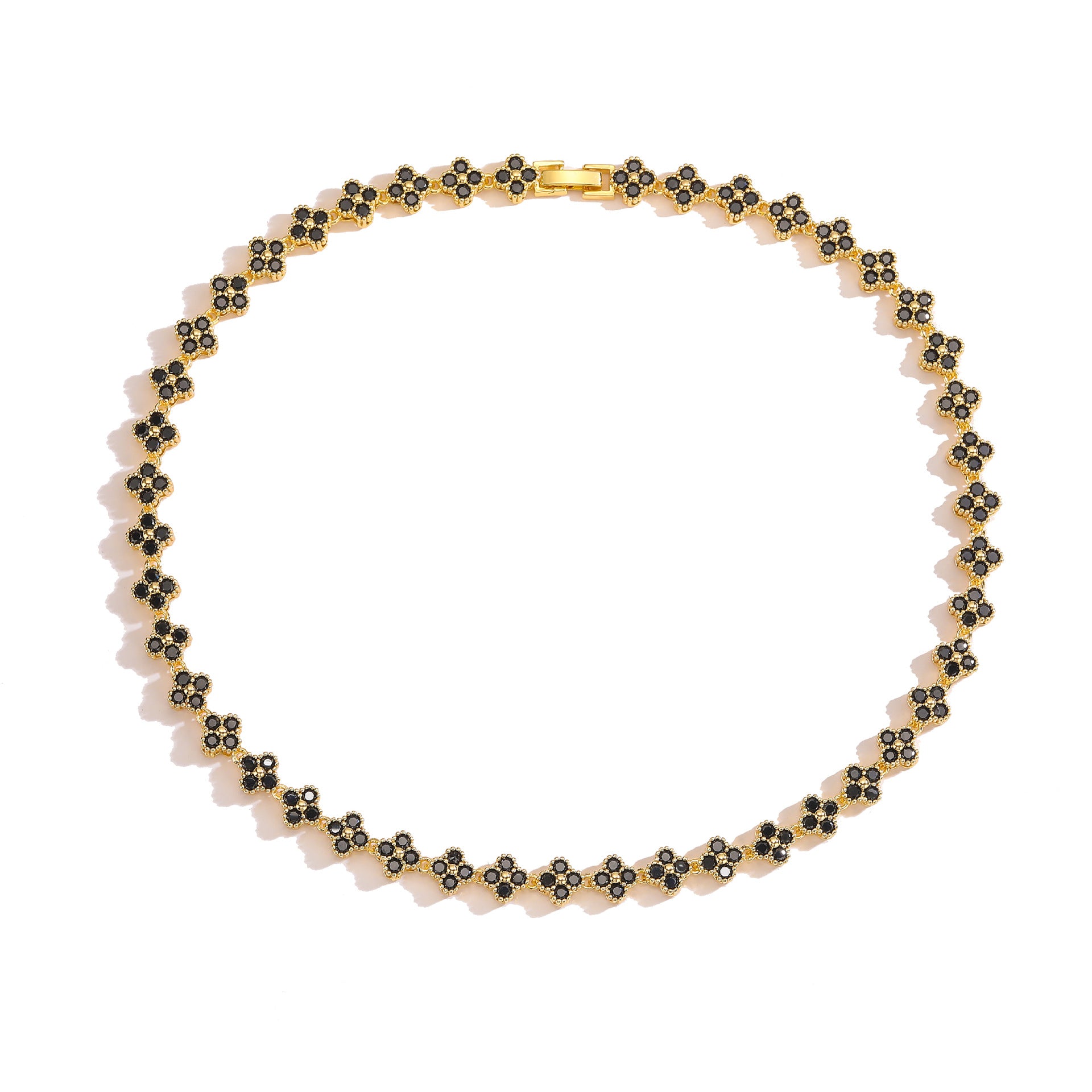 Tenniskette mit 4 Kleeblättern