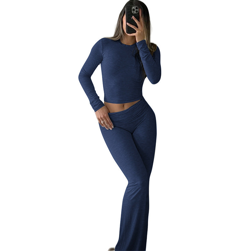 Ensemble de vêtements de détente deux pièces confortable VVS