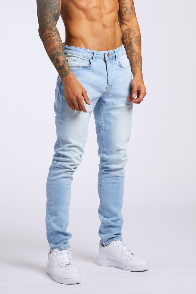 Jean slim taille haute Mr. Worldwide