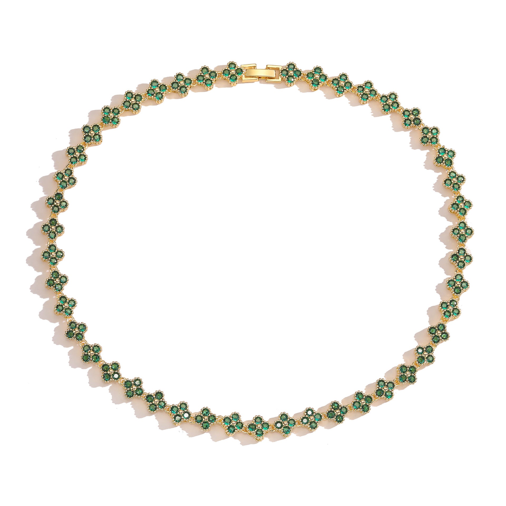 Tenniskette mit 4 Kleeblättern