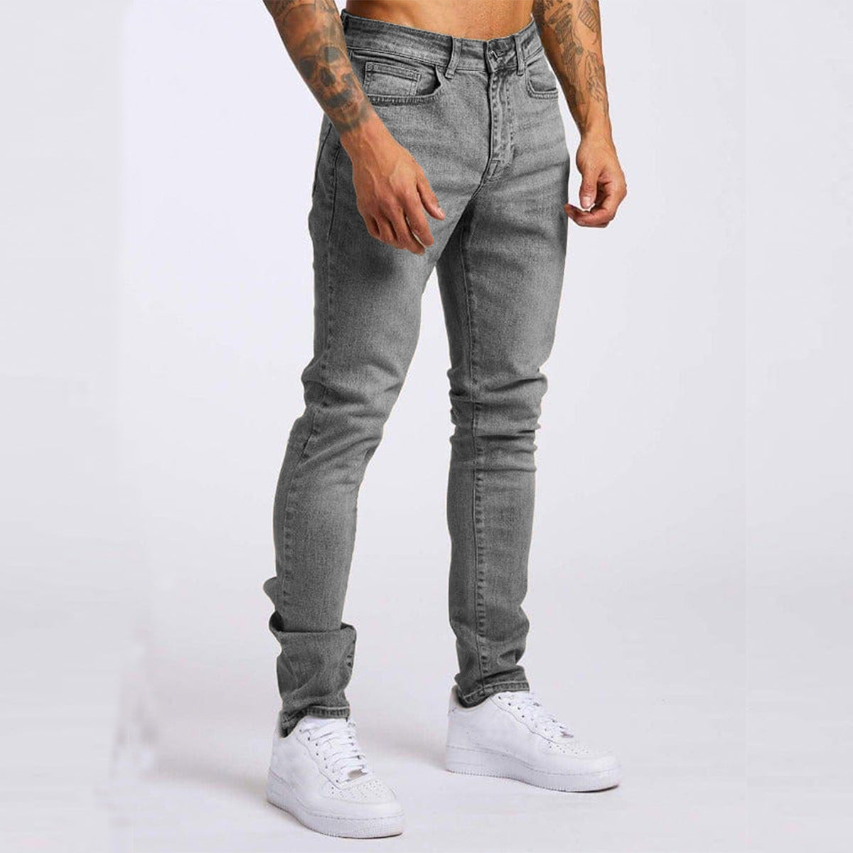 Jean slim taille haute Mr. Worldwide