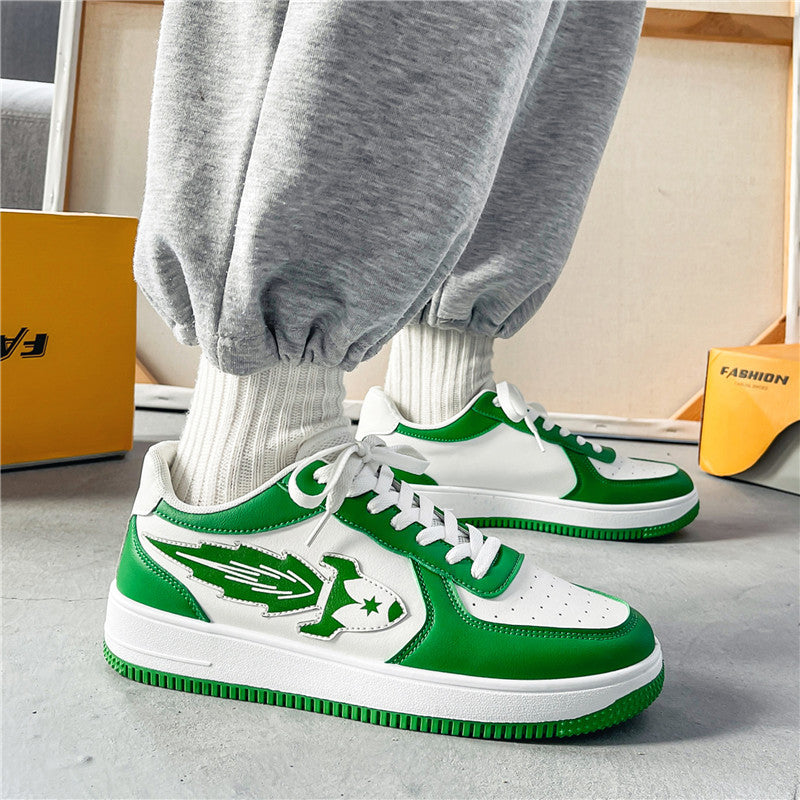 Lässige Sneakers mit kreativem Raketenelement