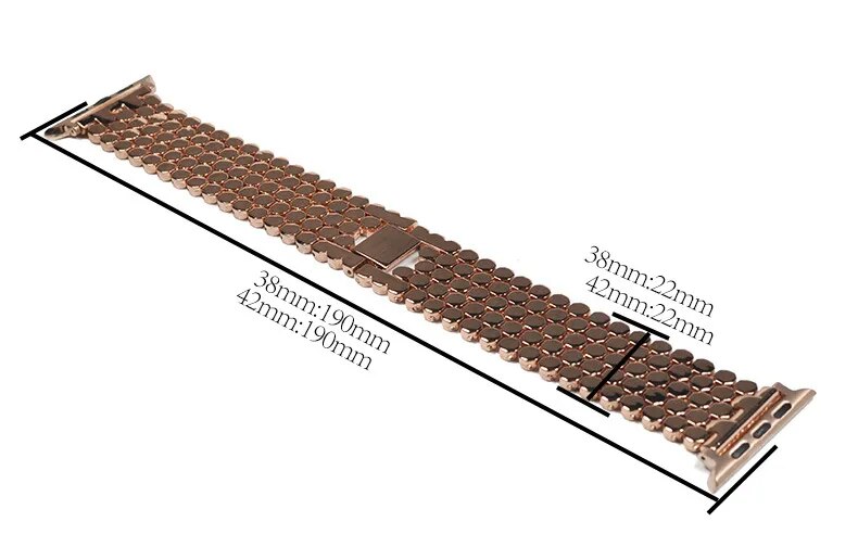 Bracelet de montre en nid d'abeille pour Apple Watch