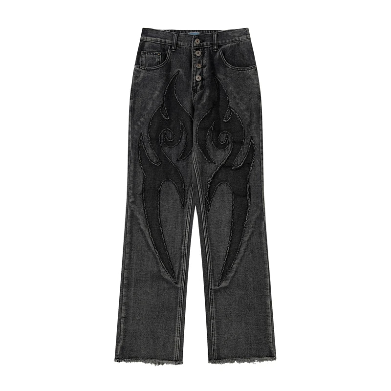 VVS Retro Straight Casual Jeans