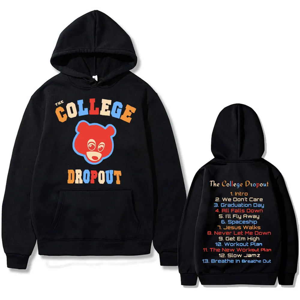 Kanye West Graduation Bear Graphic Hoodie