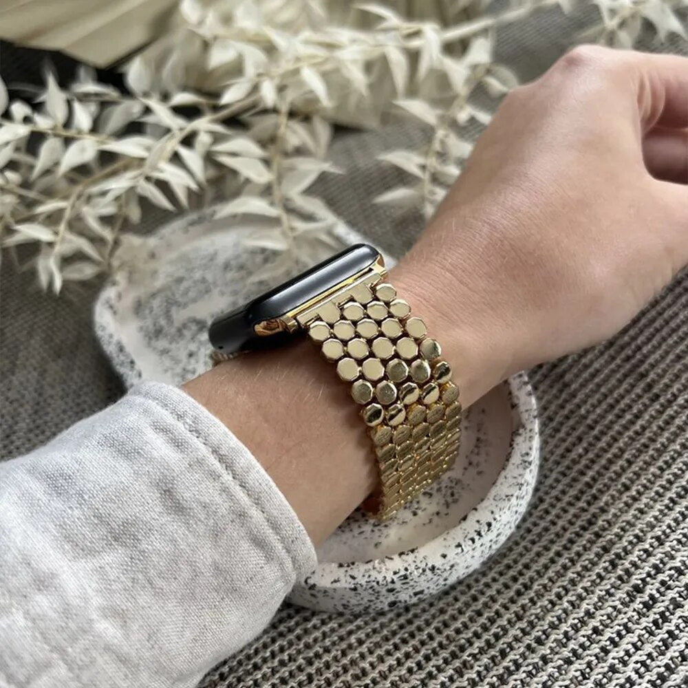 Bracelet de montre en nid d'abeille pour Apple Watch