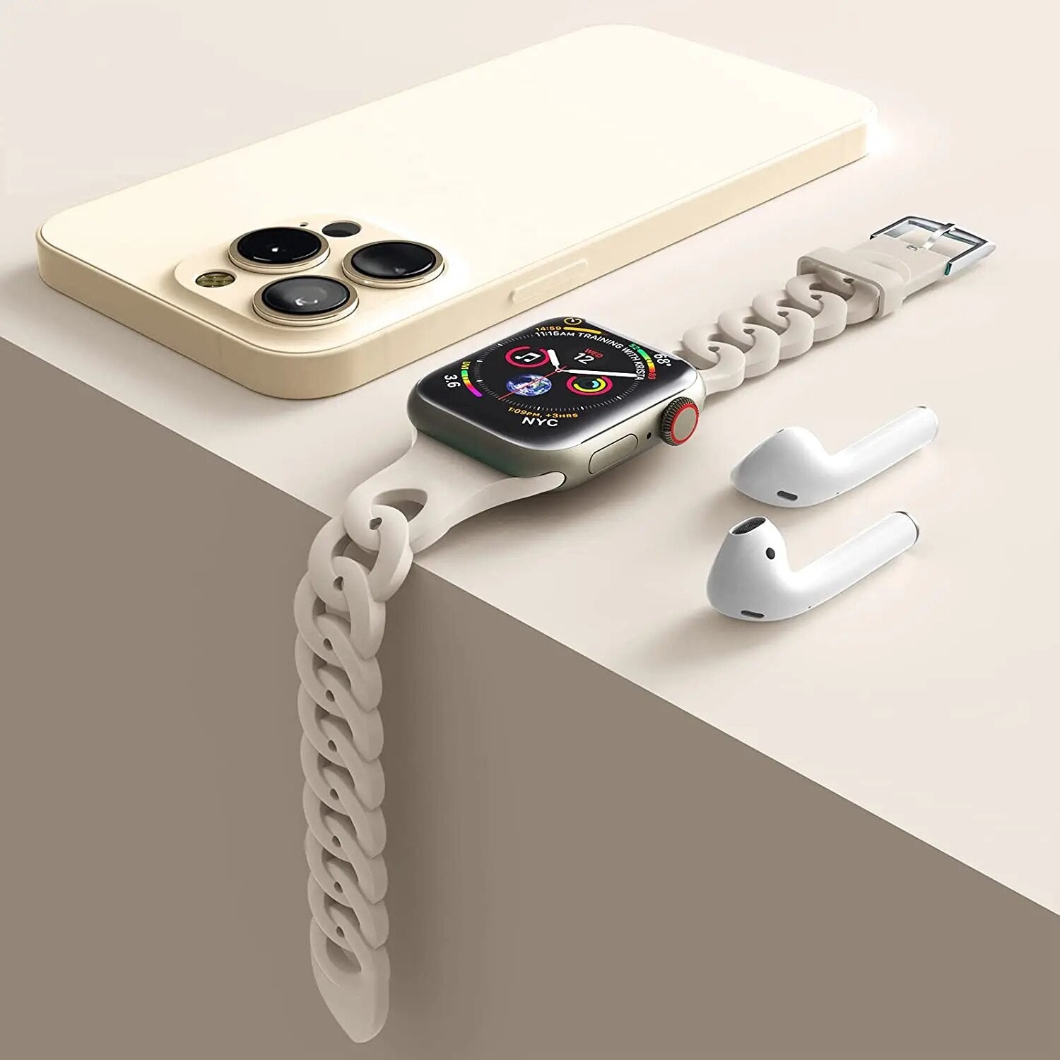 Compatible with Apple Watch - Silicone Pattern Watch Band