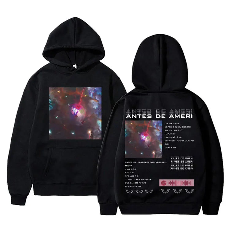 Duki Merch Graphic Hoodie