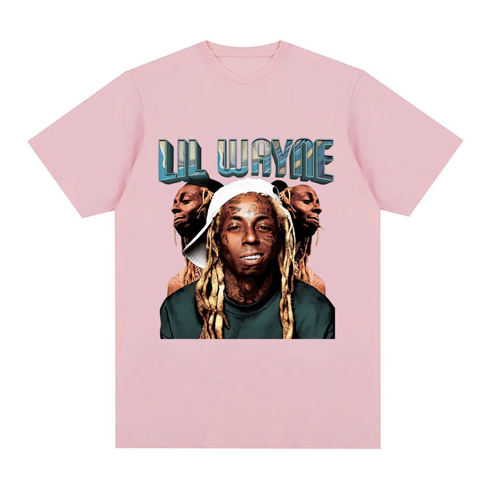 T-Shirt mit Lil Wayne-Grafik