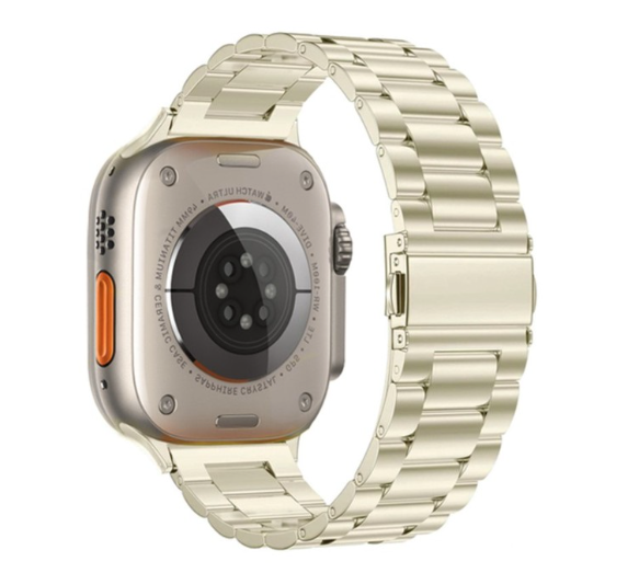 Bracelet à maillons cubains pour Apple Watch