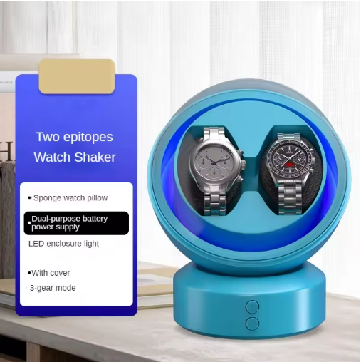 Luxury 1/2 Slot Automatic Watch Winder – Silent, Nonmagnetic Acrylic Box