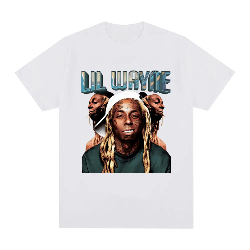T-Shirt mit Lil Wayne-Grafik