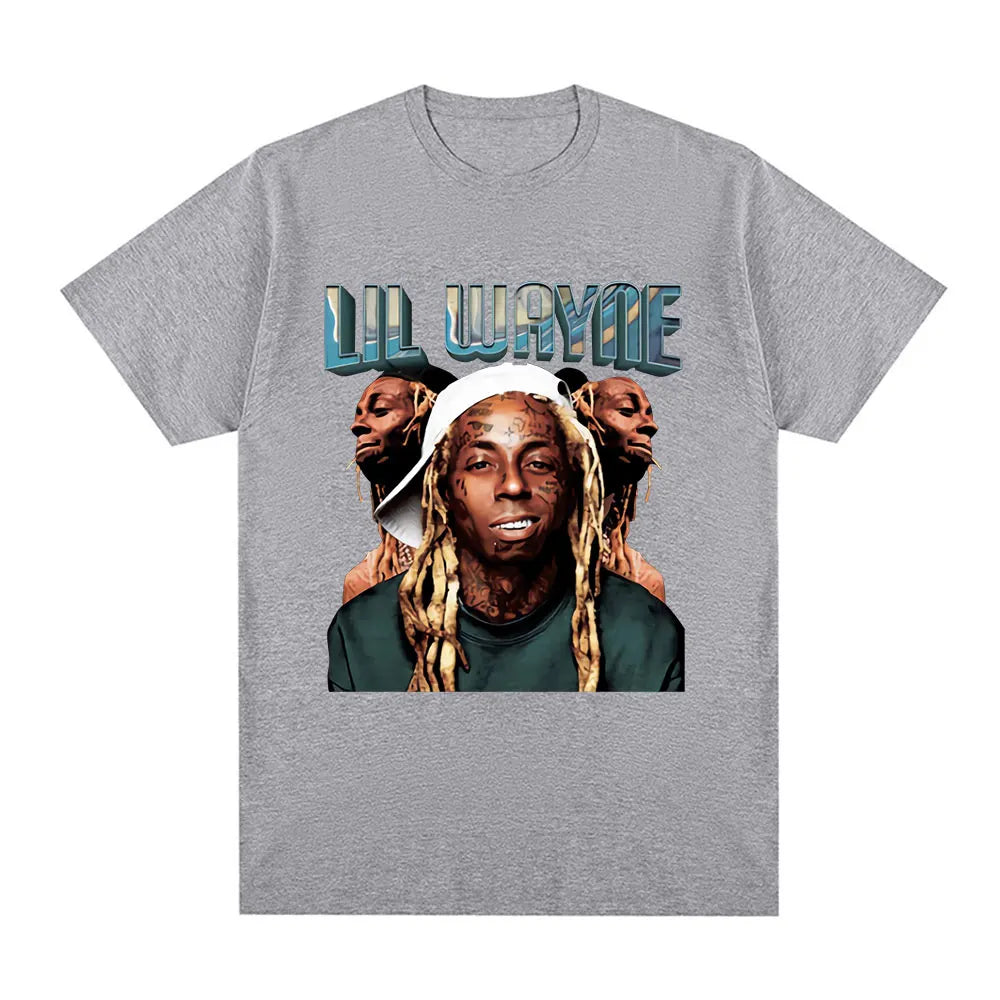 T-Shirt mit Lil Wayne-Grafik