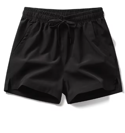 Pantalon de survêtement de sport d'été pour hommes, short léger et décontracté avec poches – Couleur unie, jogging et vêtements de plage