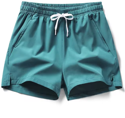 Pantalon de survêtement de sport d'été pour hommes, short léger et décontracté avec poches – Couleur unie, jogging et vêtements de plage