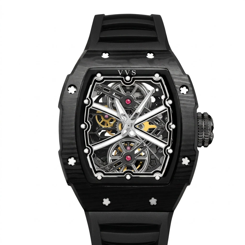 VVS Watches™ Tonneau | The Runway Skeleton