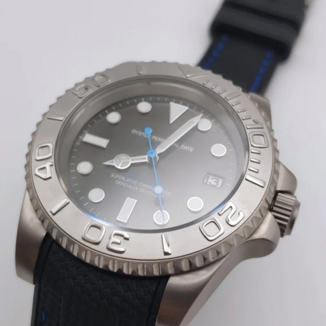 CUSTOM SEIKOSUB YACHT MASTER EDTION TITANIUM MOD - Monomods