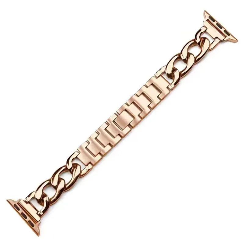 Bracelet de montre Apple à chaîne cubaine