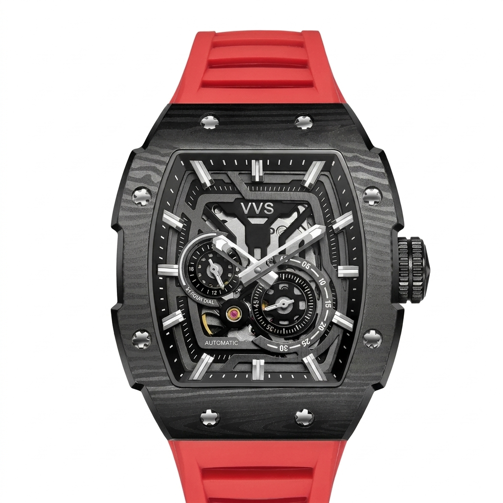 Speedy Tonneau Skeleton Automatic Watch