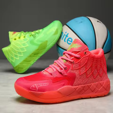 Chaussures de basket-ball haute performance pour intérieur/extérieur VVS Spark - Adhérence améliorée et soutien du coussin