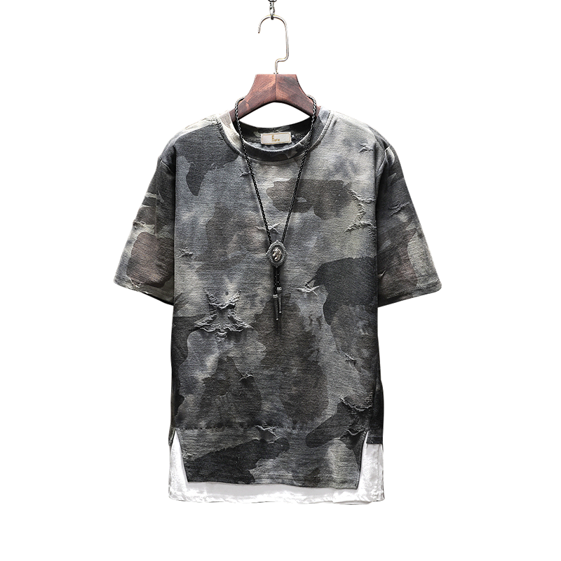 T-shirt hip-hop camouflage