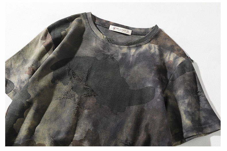 T-shirt hip-hop camouflage
