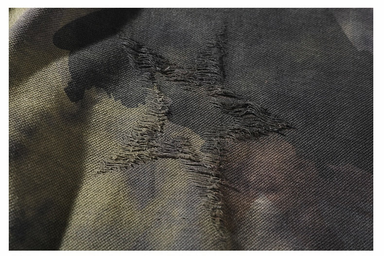 T-shirt hip-hop camouflage