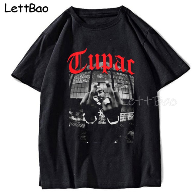 T-shirt de rap vintage Tupac