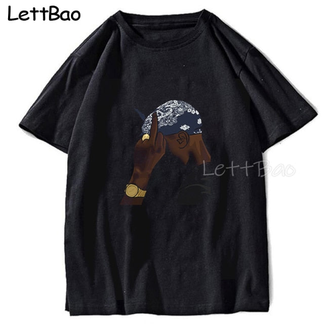 T-shirt de rap vintage Tupac