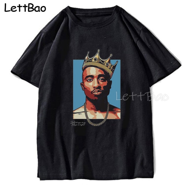 T-shirt de rap vintage Tupac