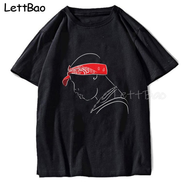T-shirt de rap vintage Tupac