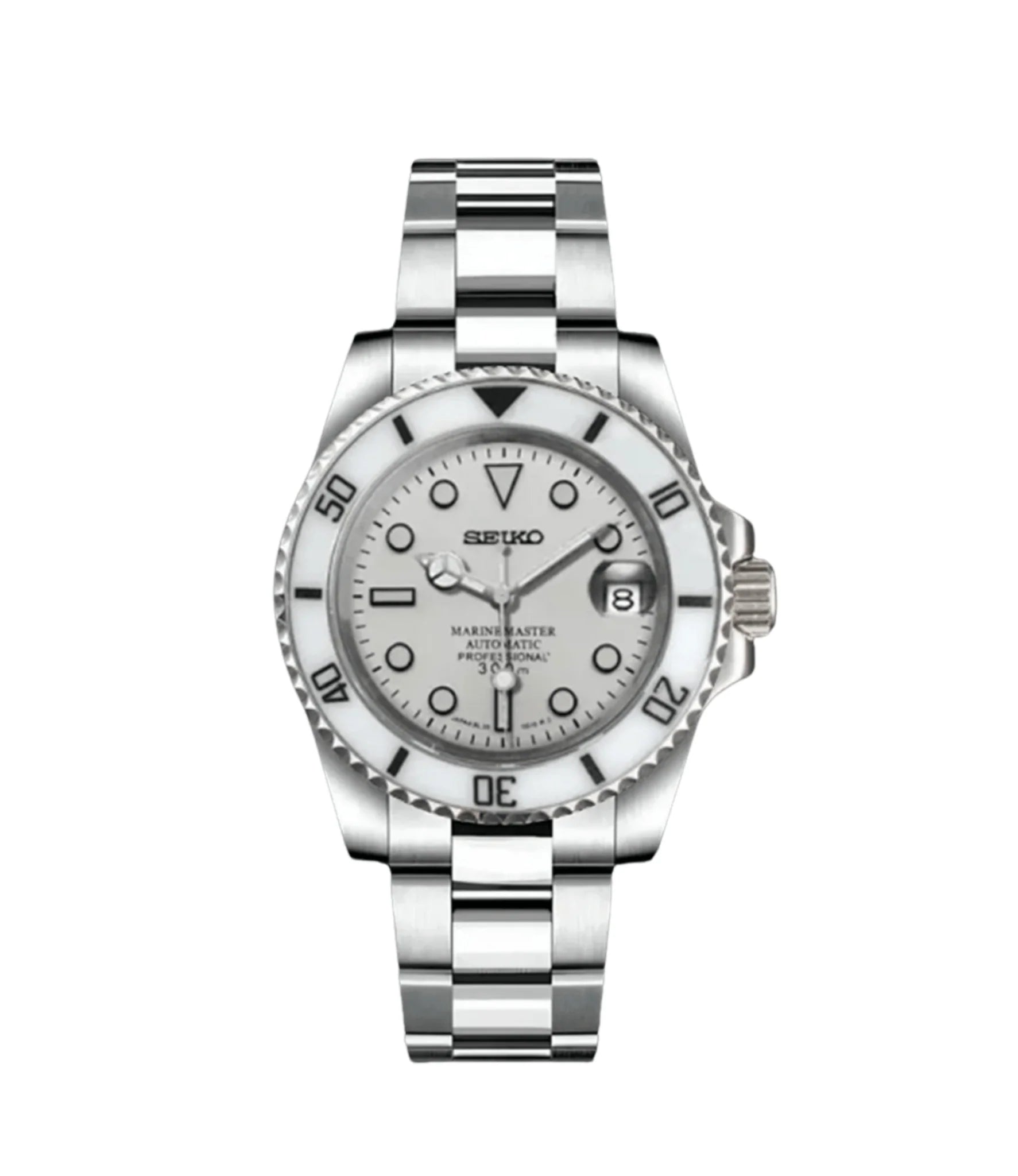 SEIKO SUBMARINER - WHITE STEEL