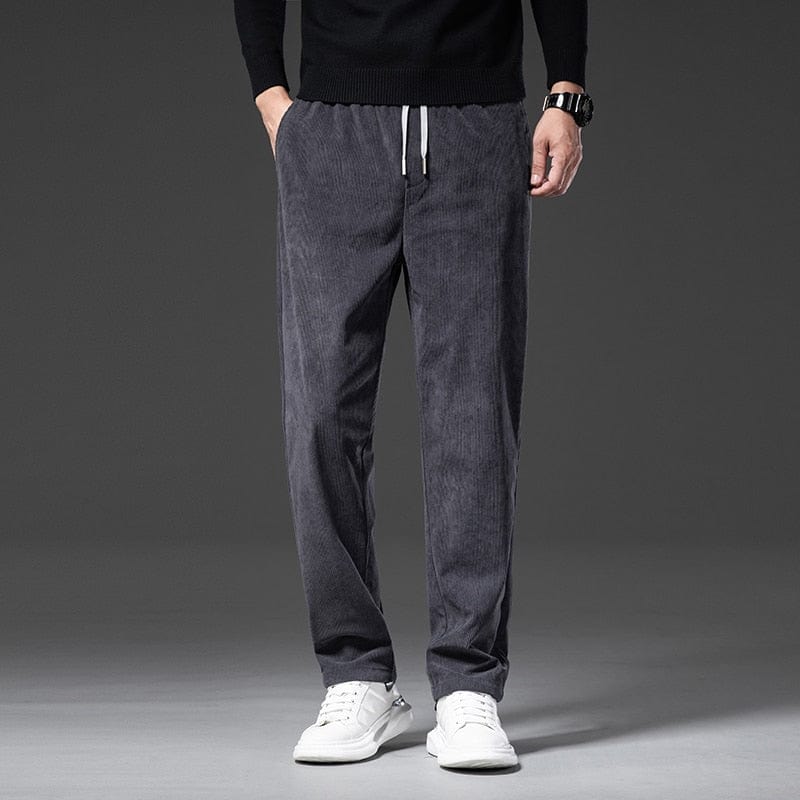 VVS Jewelry hip hop jewelry Men's Corduroy Casual Pants