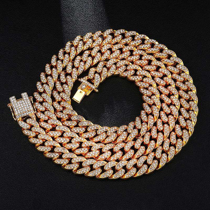 VVS Jewelry hip hop jewelry VVS Jewelry Cuban Chain + FREE Cuban Bracelet Bundle
