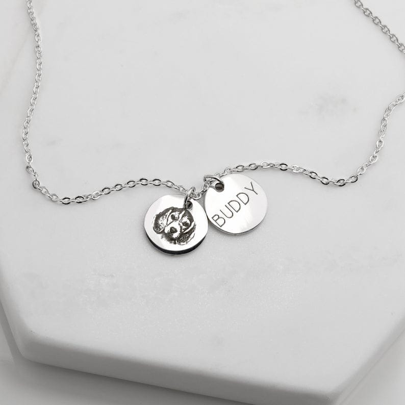 VVS Jewelry hip hop jewelry VVS Jewelry Custom Fingerprint Handwriting Necklace
