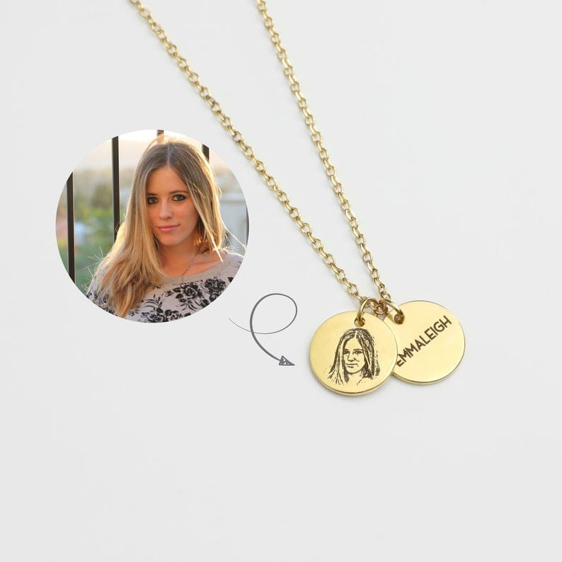 VVS Jewelry hip hop jewelry VVS Jewelry Custom Fingerprint Handwriting Necklace