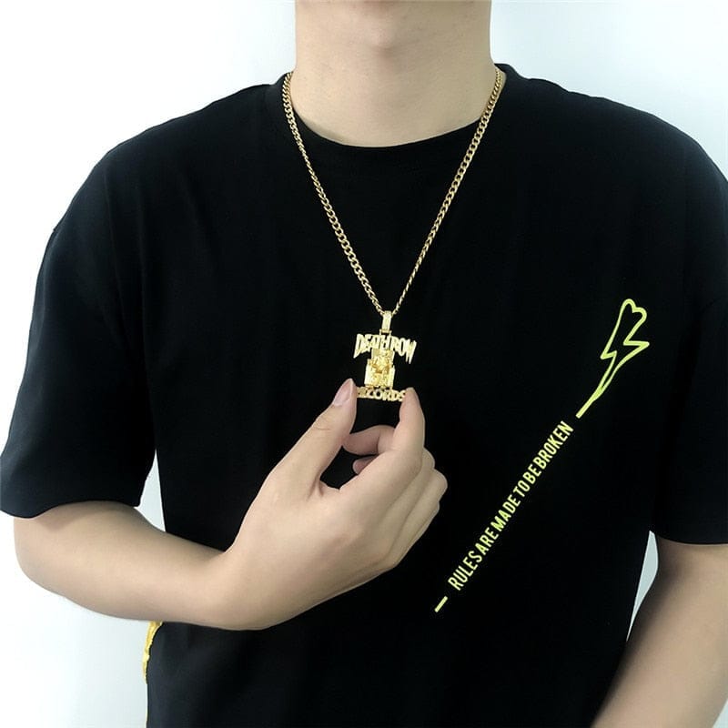 VVS Jewelry hip hop jewelry VVS Jewelry Death Row Records Pendant Chain