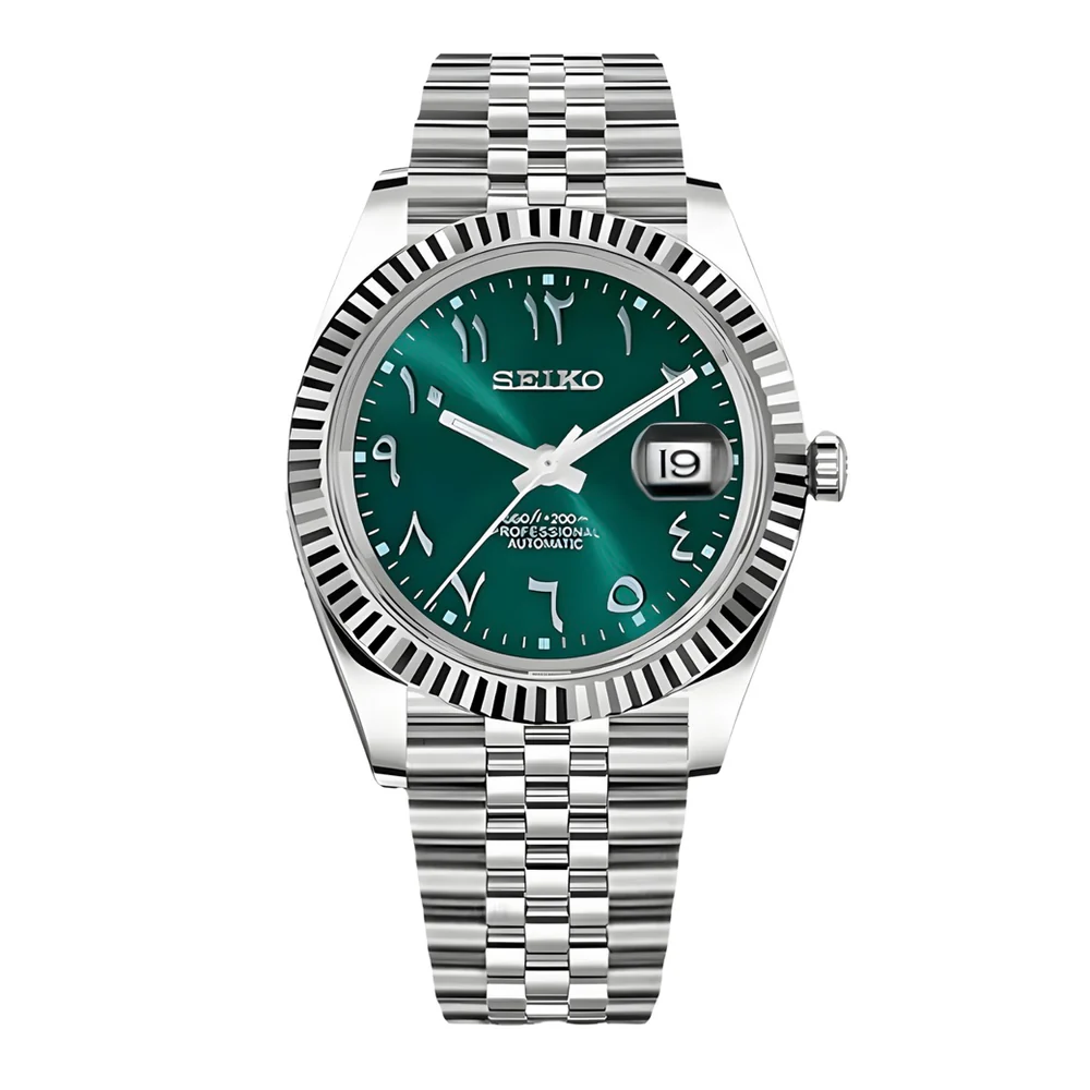 SEIKO MOD ARABISCHES ZIFFERBLATT | GRÜN