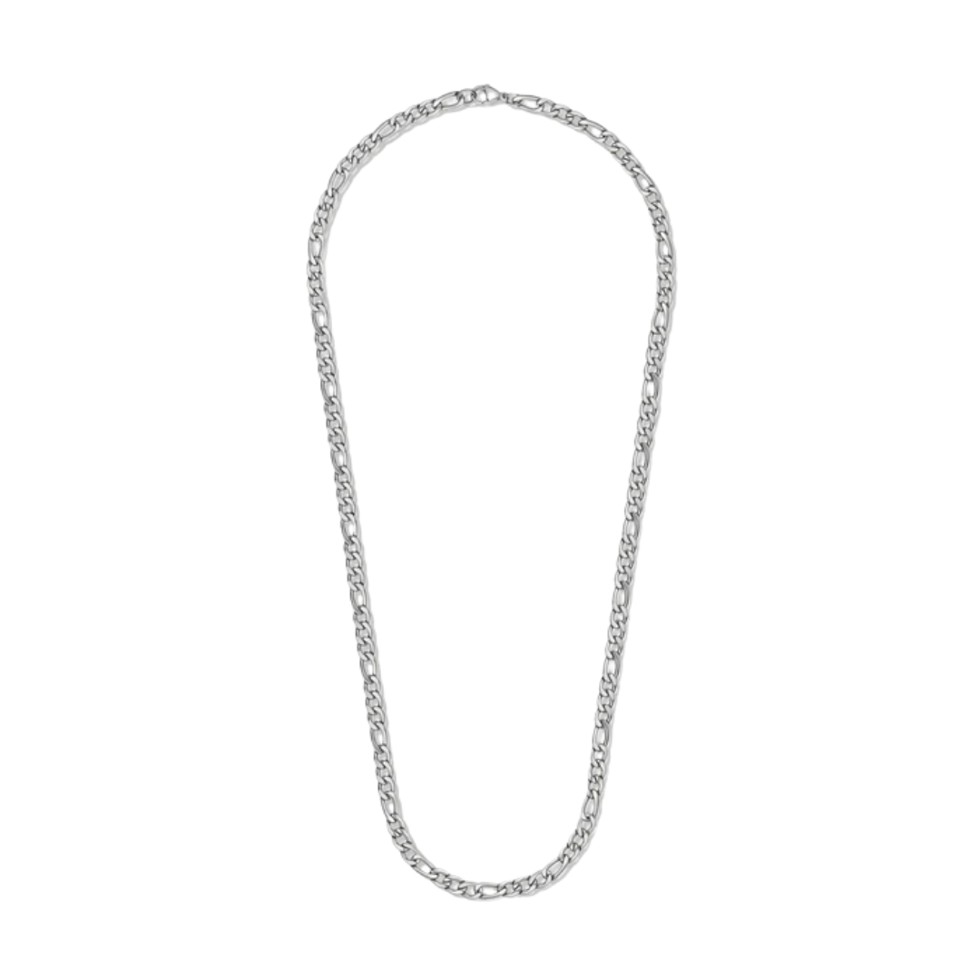 5mm 316L Stainless Steel Figaro Chain