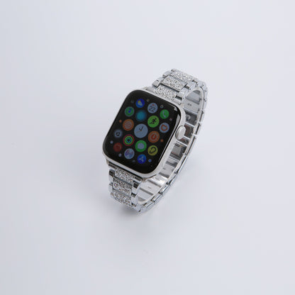 Diamond Rhinestone Stainless Steel Apple Watch Band