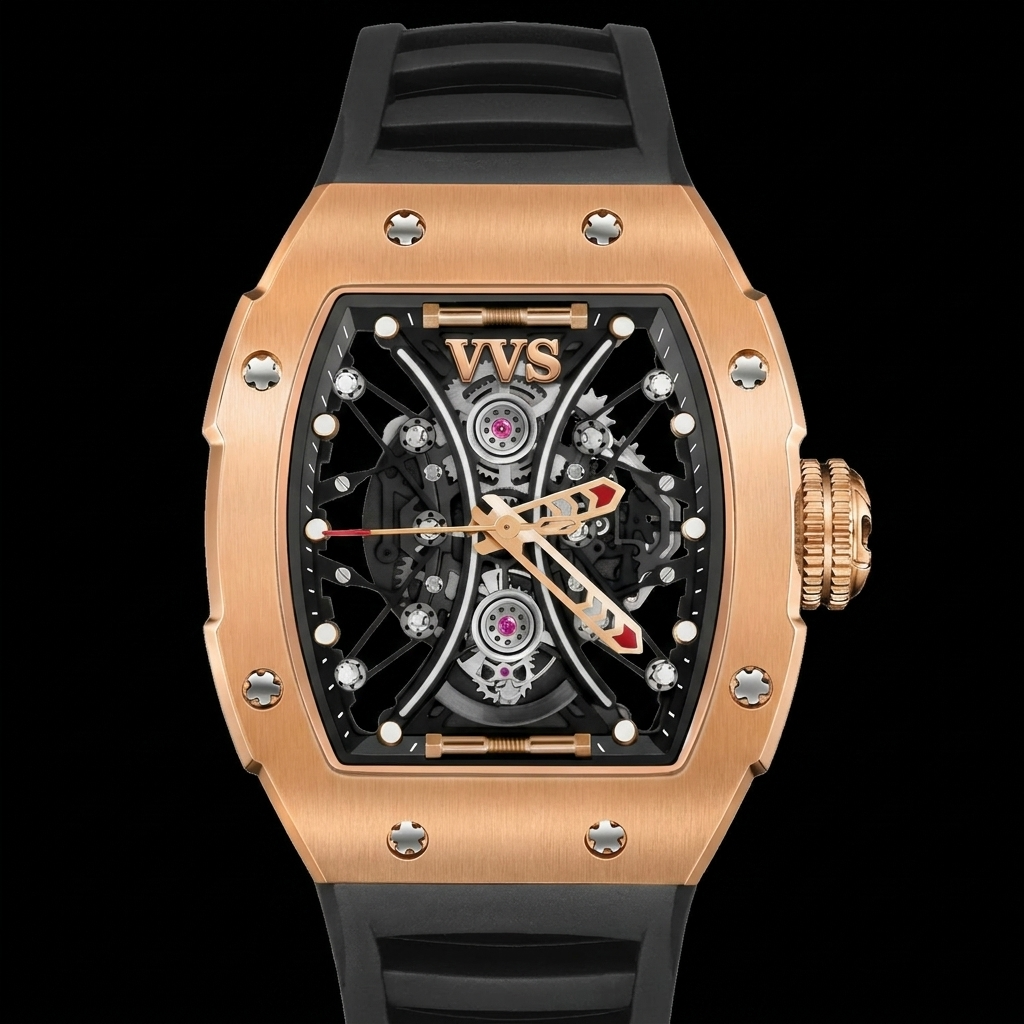 VVS Watches™ Core | Hourglass Skeleton Quartz