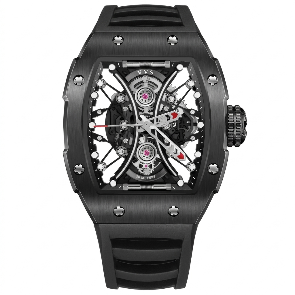 VVS Watches™ Core | Hourglass Skeleton Quartz