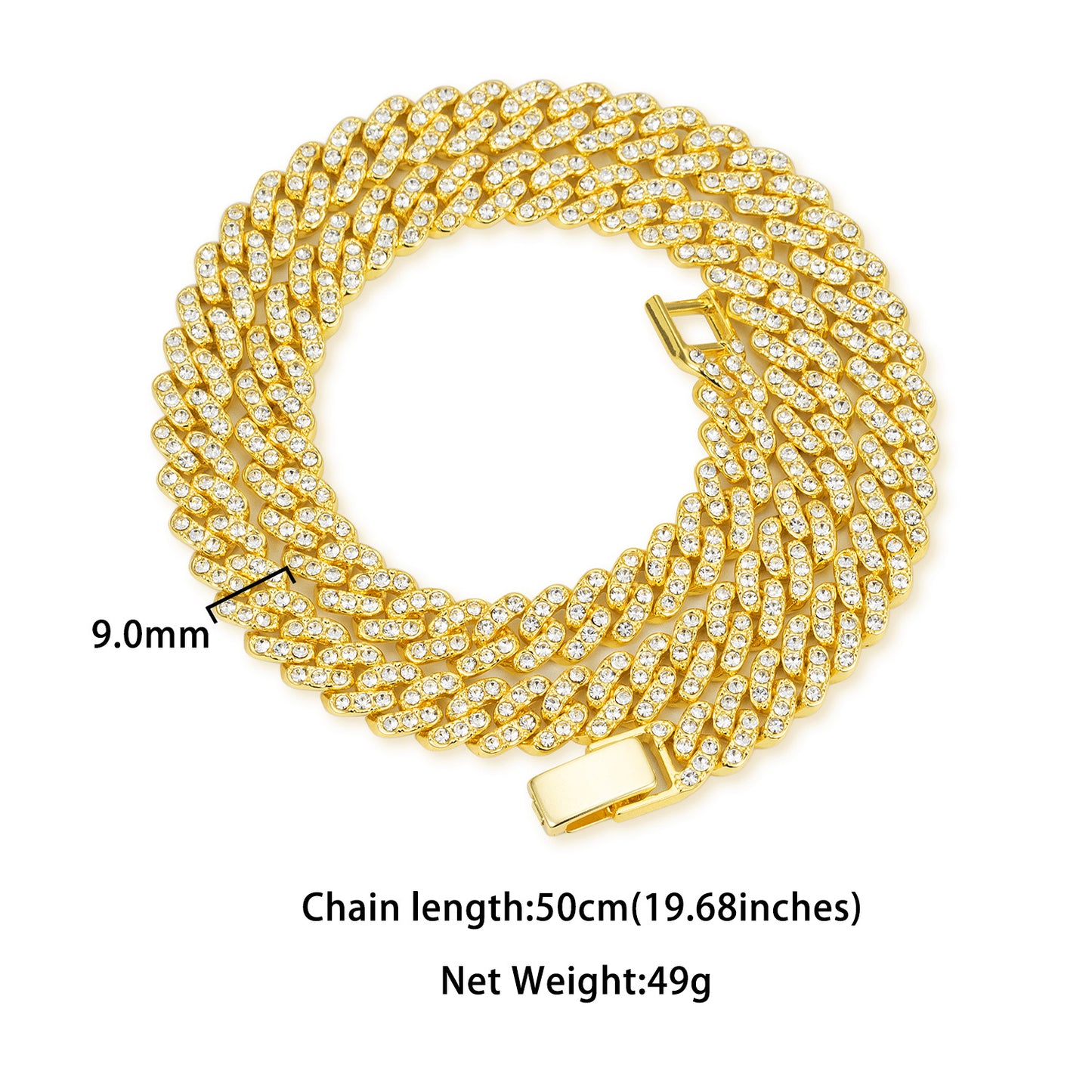 9mm Micro Cuban Chain and Bracelet Bundle