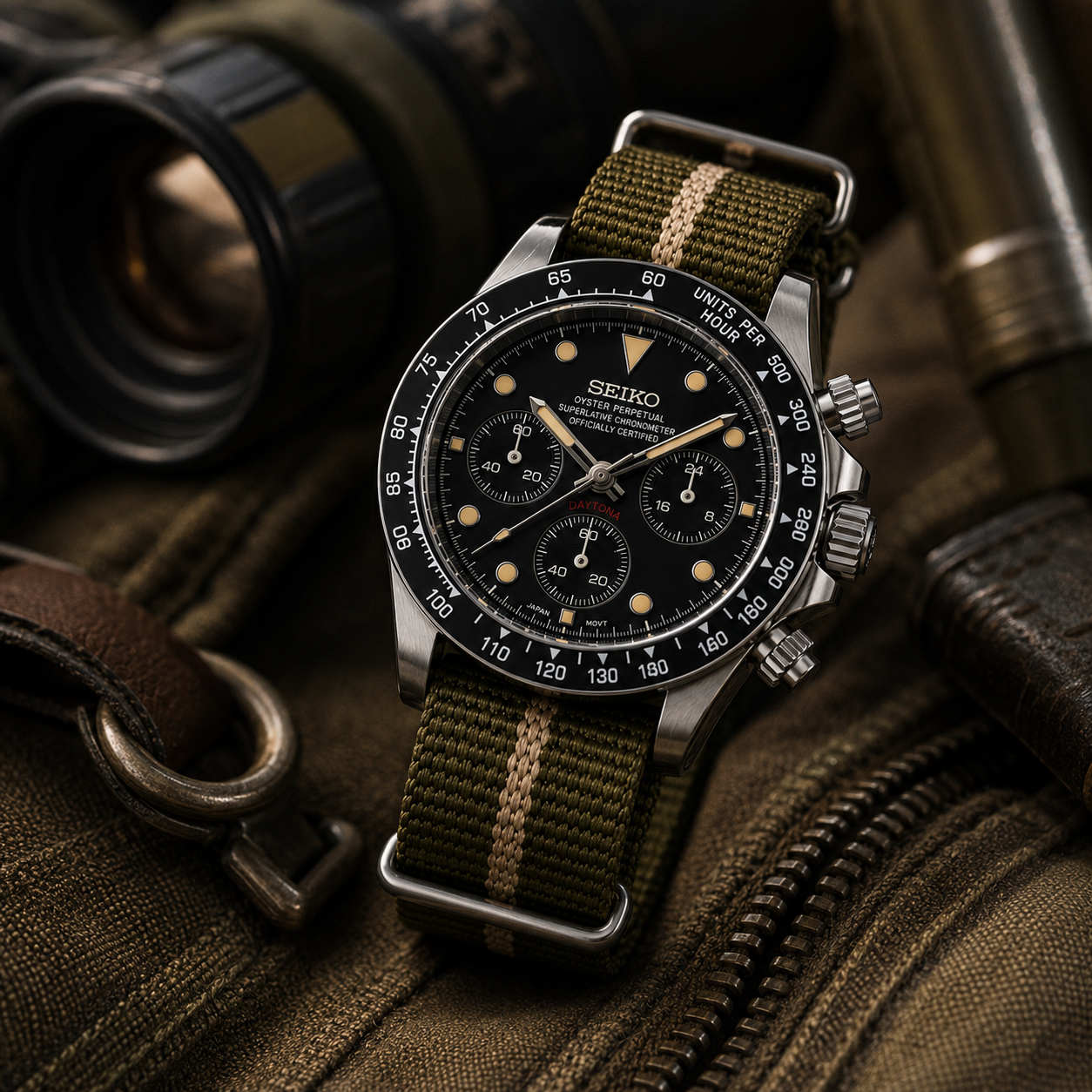 SEIKO MOD DAYTONA | NATO EDITION