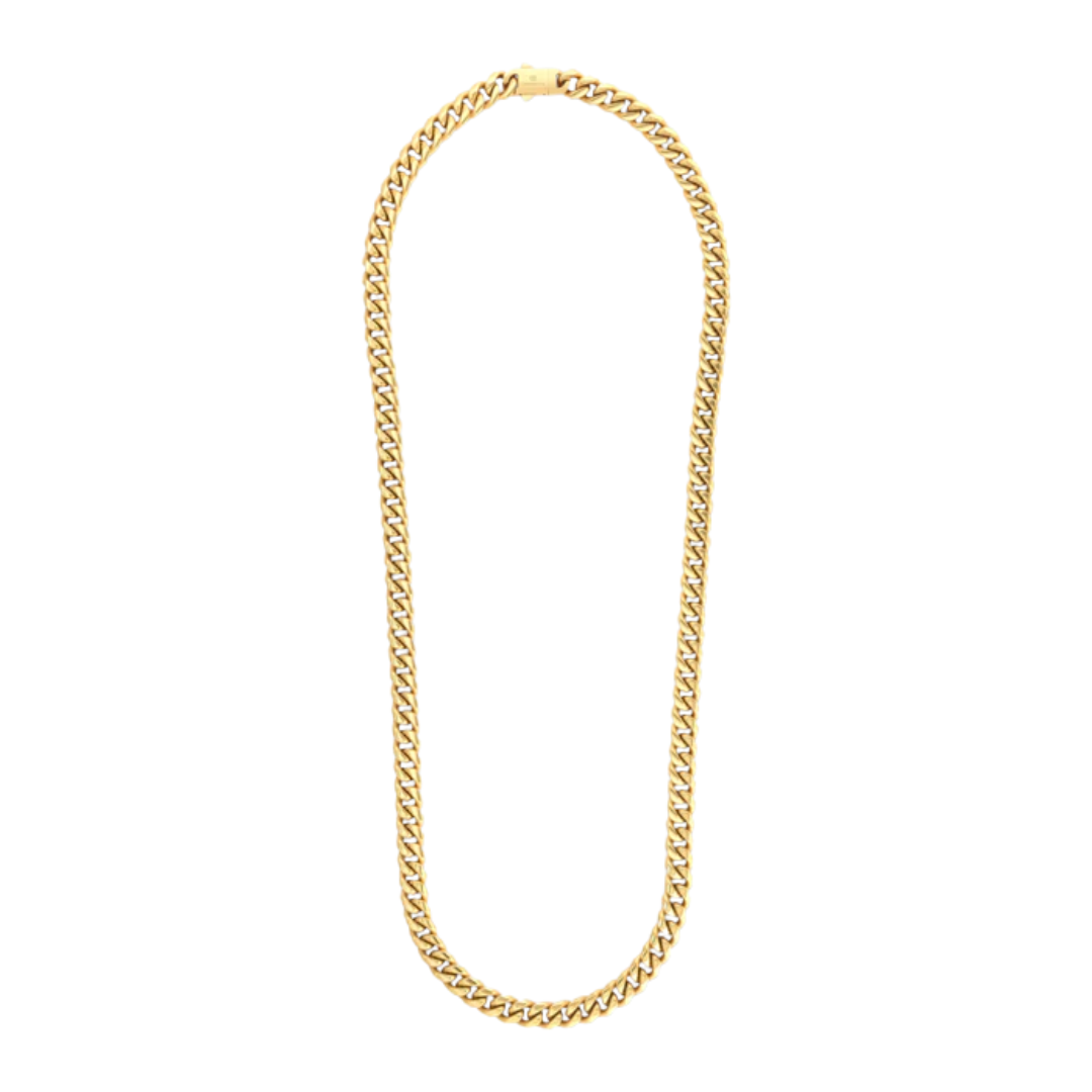Cuban Link Chain (Gold) - 8mm