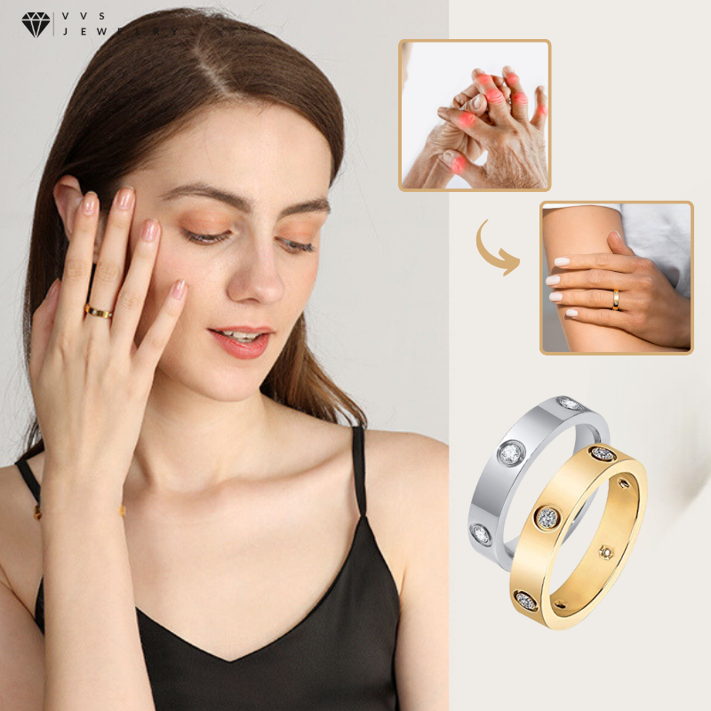 VVS AURA Therapeutic Magnetic Resizable Ring